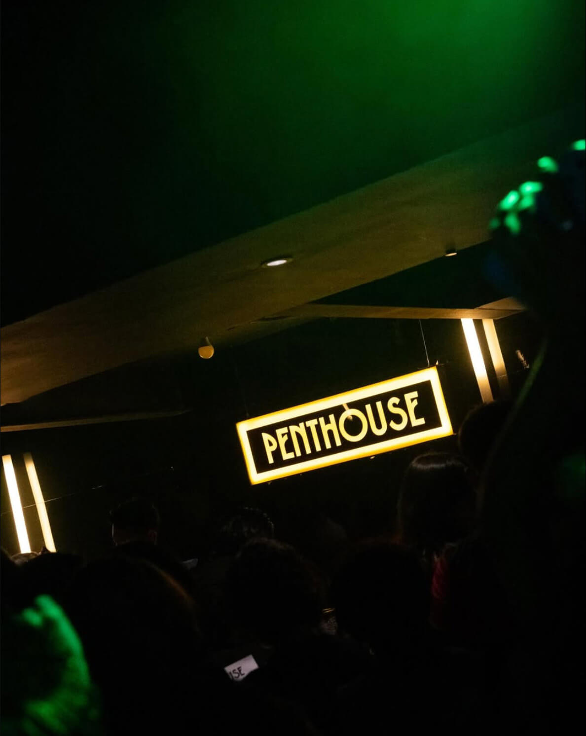 Penthouse rooftop gay club in Zona Rosa, Mexico City — open air terrace with city views