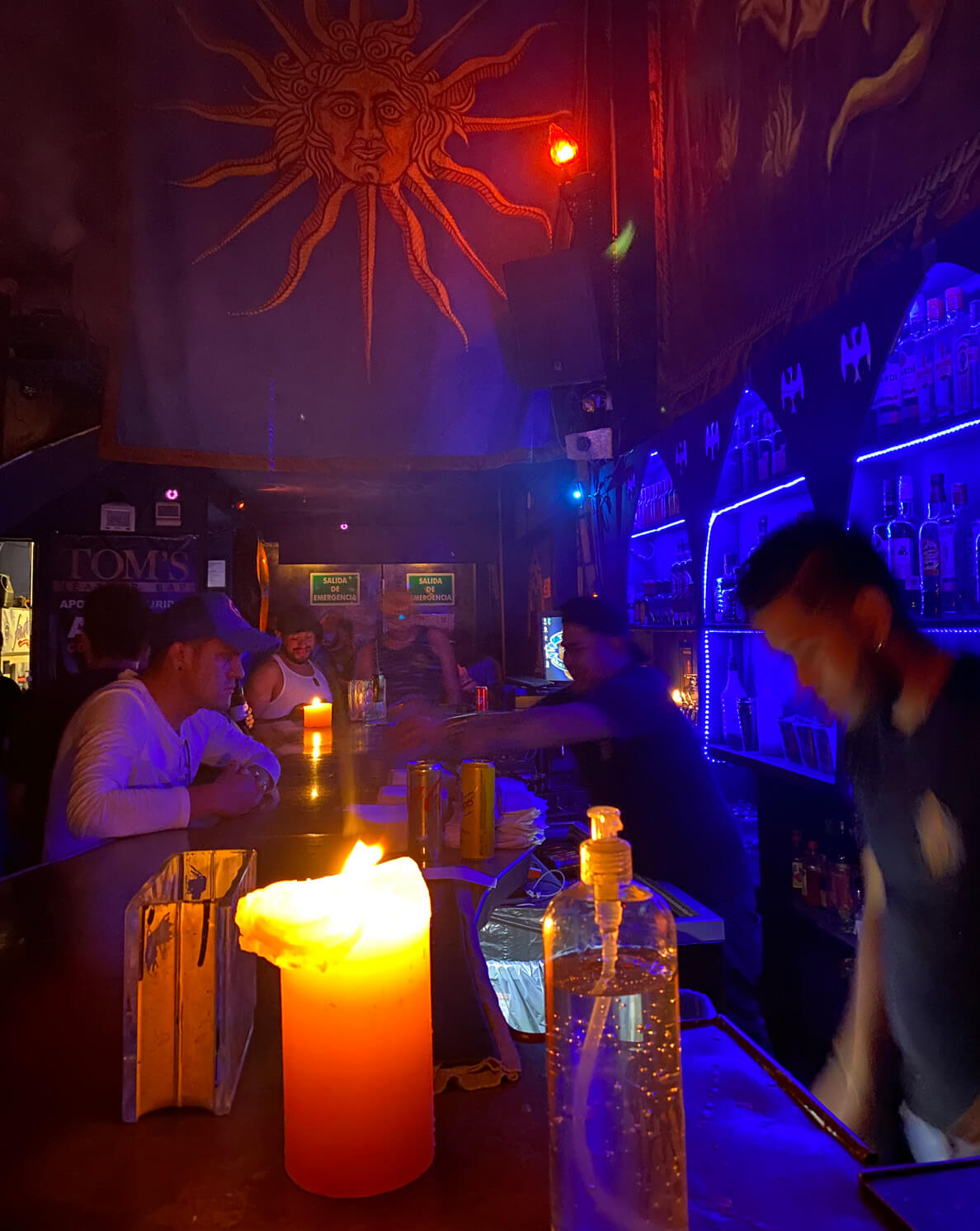 Tom's Leather Bar in La Condesa, Mexico City — men-only gay bar with darkroom and strippers